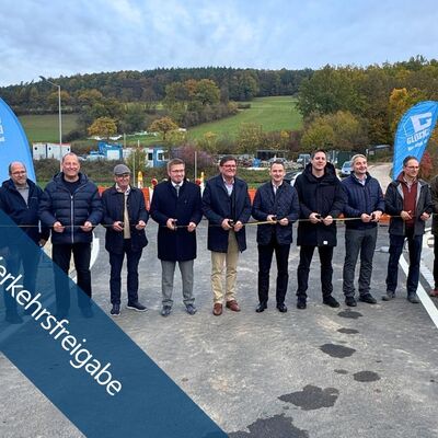Verkehrsfreigabe der Kreisstraße BA 44 bei Untersteinach