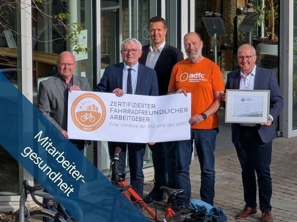 Bild vergr&ouml;&szlig;ern: Fahrradfreundlicher Arbeitgeber